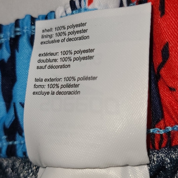 Speedo red white blue board volley shorts - Picture 15 of 16